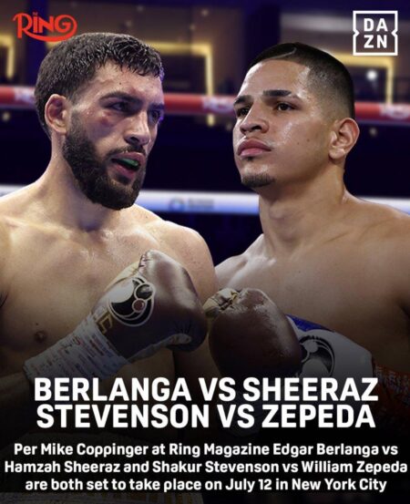 Does Berlanga-Sheeraz deserve top billing over Stevenson-Zepeda?