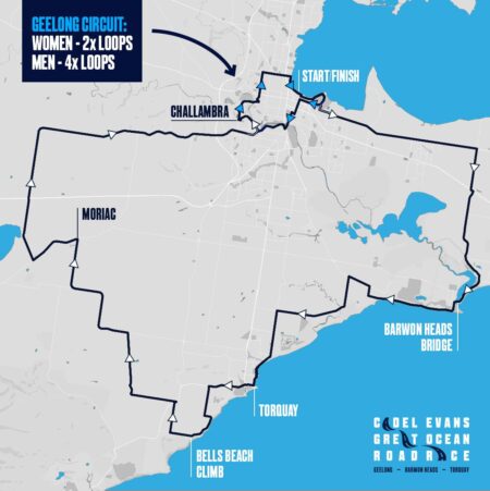 Explore the Thrilling 2025 Route of the Cadel Evans Great Ocean Road Women’s Race!