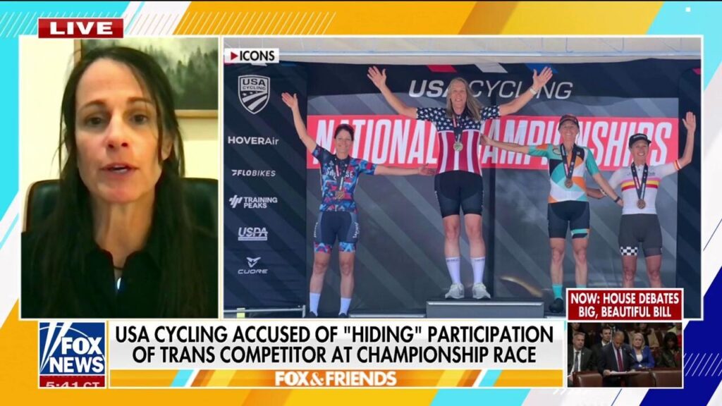 Trans athlete triumphs in USA Cycling women’s event amid protests and outspoken rivals