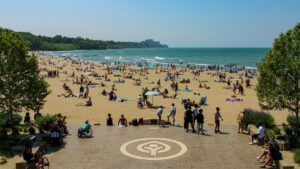 Enjoy a Safe and Sunny Day at Cleveland’s Lakefront Beaches Today!
