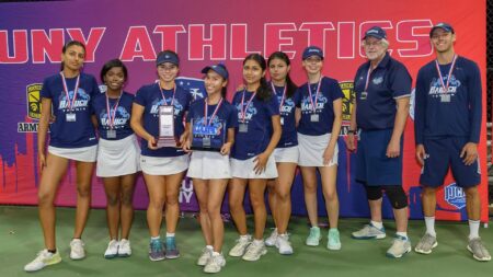 Top Seed Hunter Clinches Back-to-Back CUNYAC Women’s Tennis Championship!