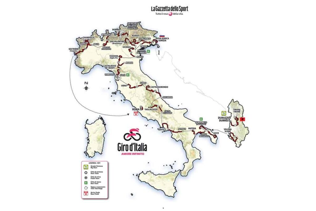 Exciting 2026 Giro d’Italia and Giro d’Italia Women Routes Set to Be Unveiled on December 1